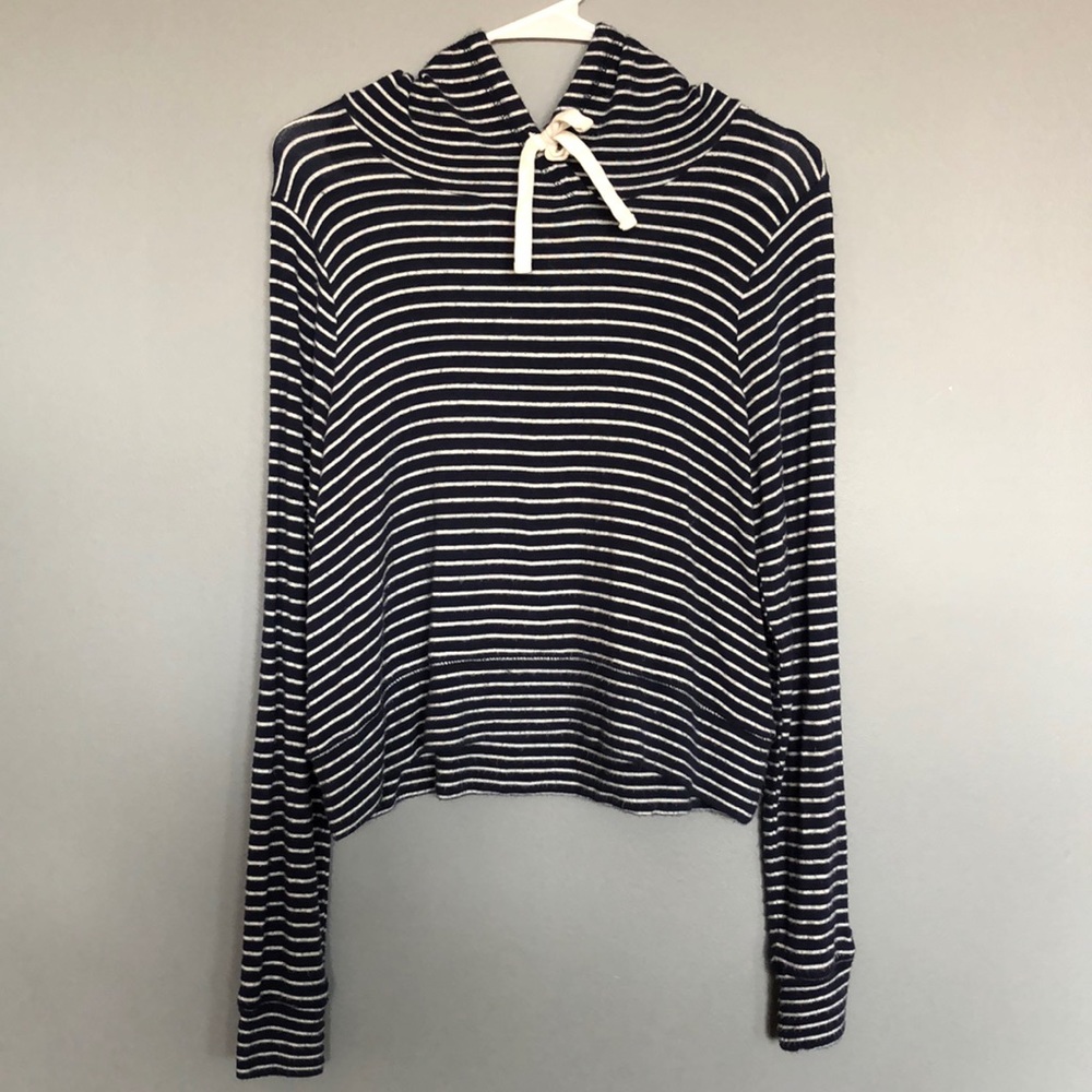 Hollister Long Sleeve Hooded Shirt, Super Soft, S